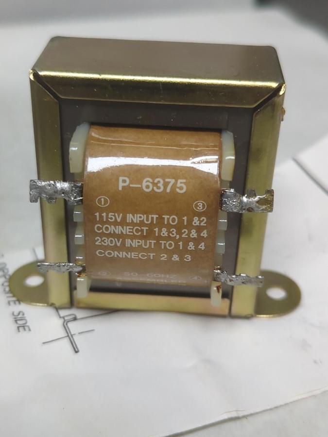 STANCOR,P-6375,CONTROL TRANSFORMER 1-PHASE NOS