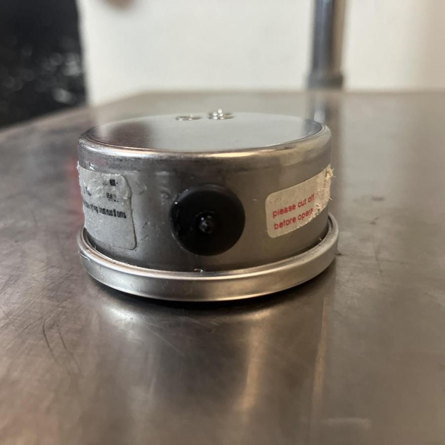 Used TRERICE,D82103,2-1/2" GAUGE D82LFB -30Hg-30PSI 1/4" NPT
