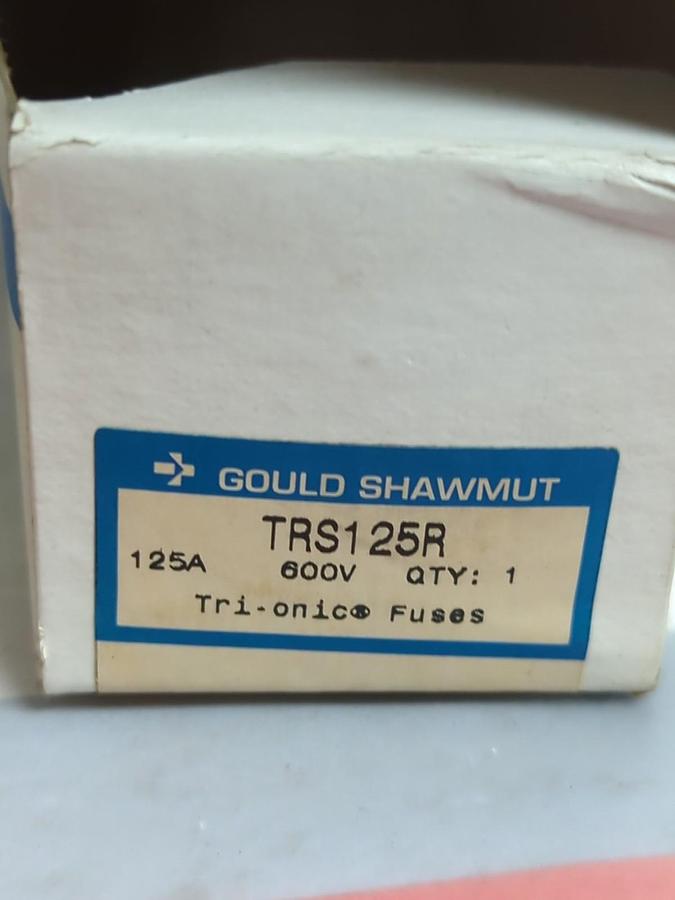 GOULD SHAWMUT,TRS125R,TRI-ONIC 125 AMP FUSE NOS