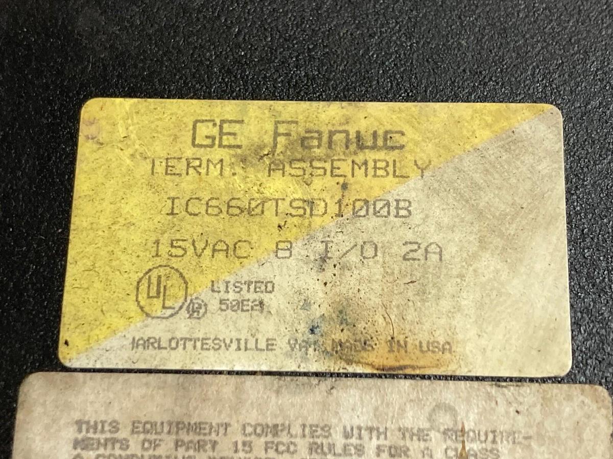 Used GE Fanuc,IC660TSD100B,Terminal Assembly Module