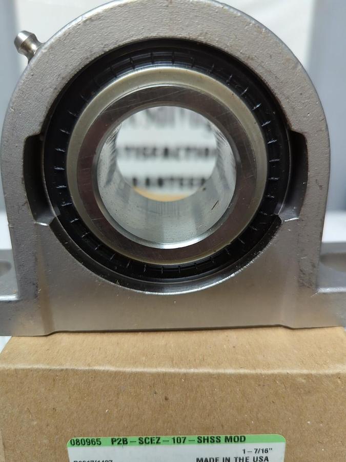 DODGE,080965 P2B-SCHEZ-107-SHSS-MOD, STAINLESS STEEL PILLOW BLOCK  1-7/16  BORE