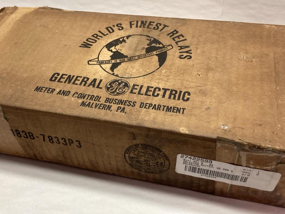 General Electric,SB9 DB510SUV2Y,Selector Switch