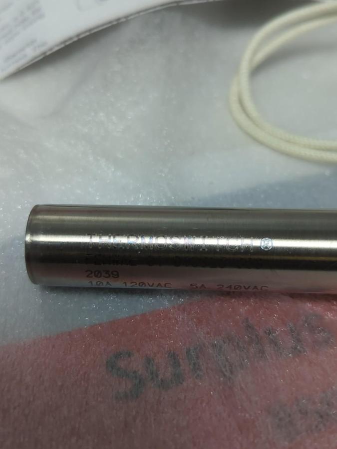 KIDDE-FENWELL,01-018023-000,THERMOSTAT CONTROL 10A 250VAC/5A 240VAC NOS