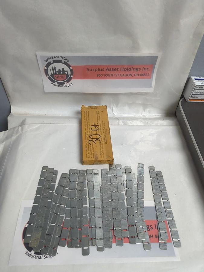 BUSSMANN,LKS60,SUPER-LAG RENEWAL LINKS 60 AMP 600 VOLT LOT OF 30 NOS