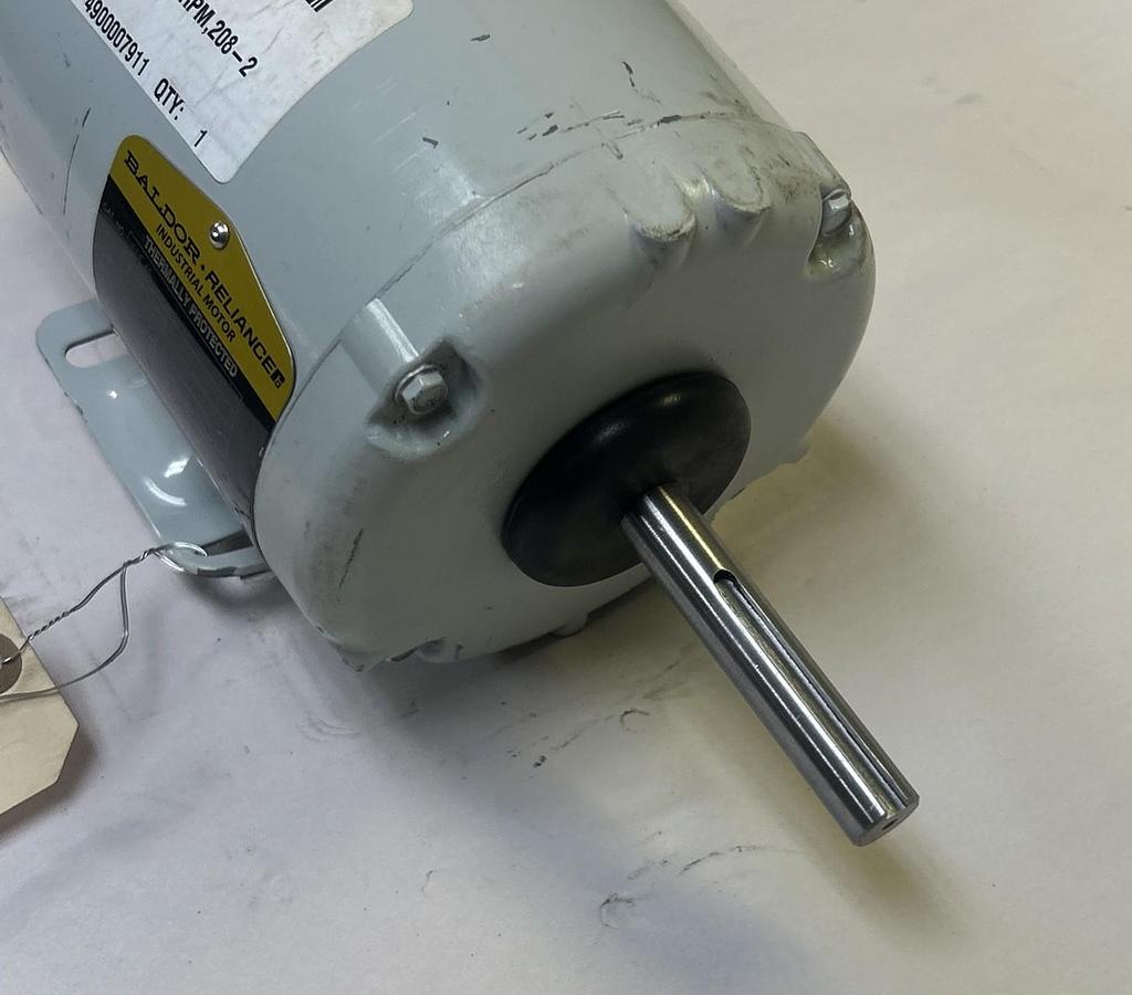 Used BALDOR,IEEE45,MOTOR 1/4HP 1140RPM 208-230/460V 3PH 48YZ FRAME