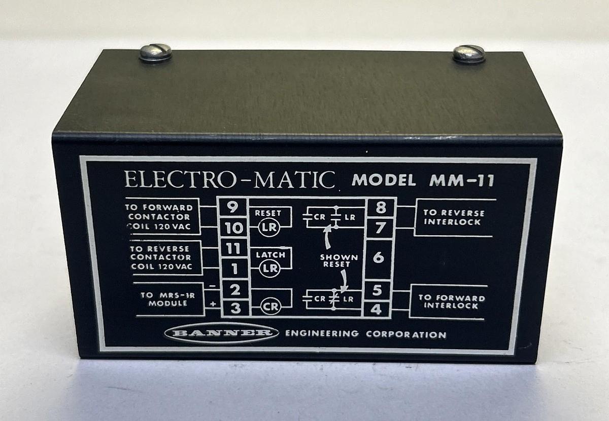 Used BANNER,MM-11,PHOTOELECTRIC MEMORY MODULE