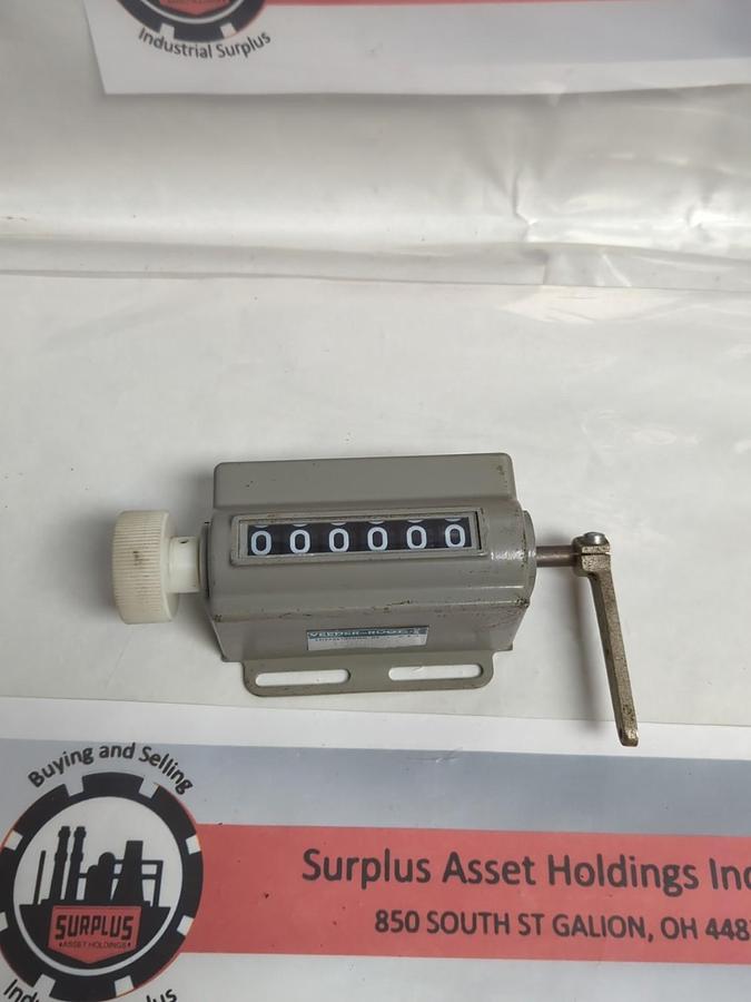 Used VEEDER ROOT,166736-006,SIX DIGIT COUNTER PRE-OWNED