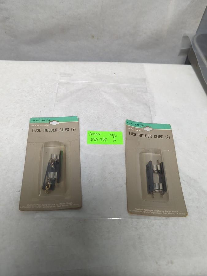ARCHER,270-739,FUSE HODER CLIPS LOT OF 2-2PCS PACKS NOS