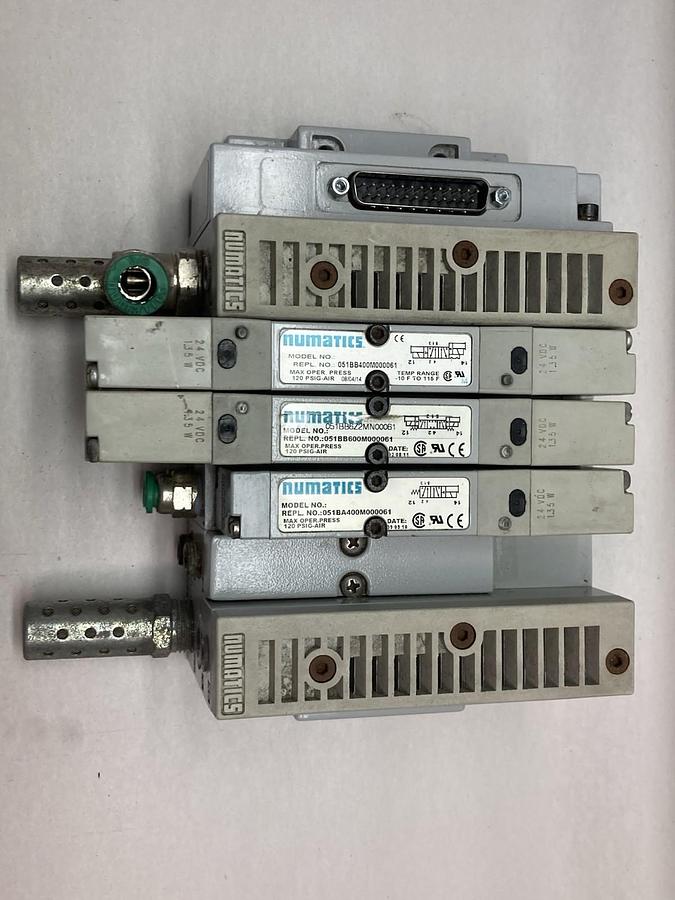 Used Numatics,051BB6Z2MN00061,Valve Block Max Operating Pressure 120 PSIG