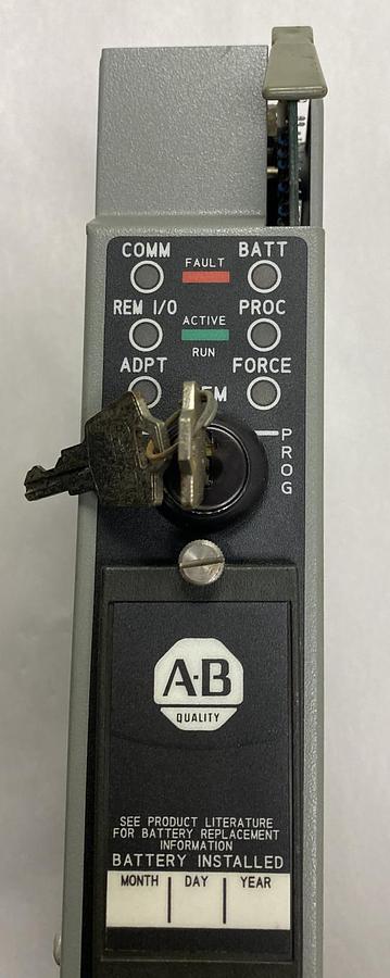 Used ALLEN BRADLEY,1785-LT2,SER A PLC-5/25 PROCESSOR MODULE