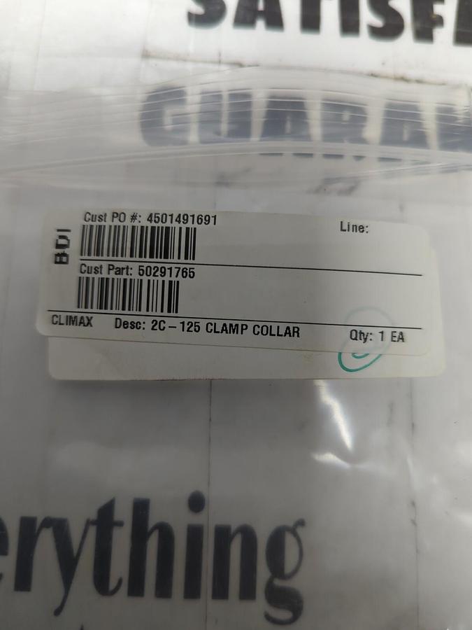 CLIMAX,2C-125,SHAFT/CLAMP COLLAR 1-1/4 INCH BORE LOT OF 2 NOS