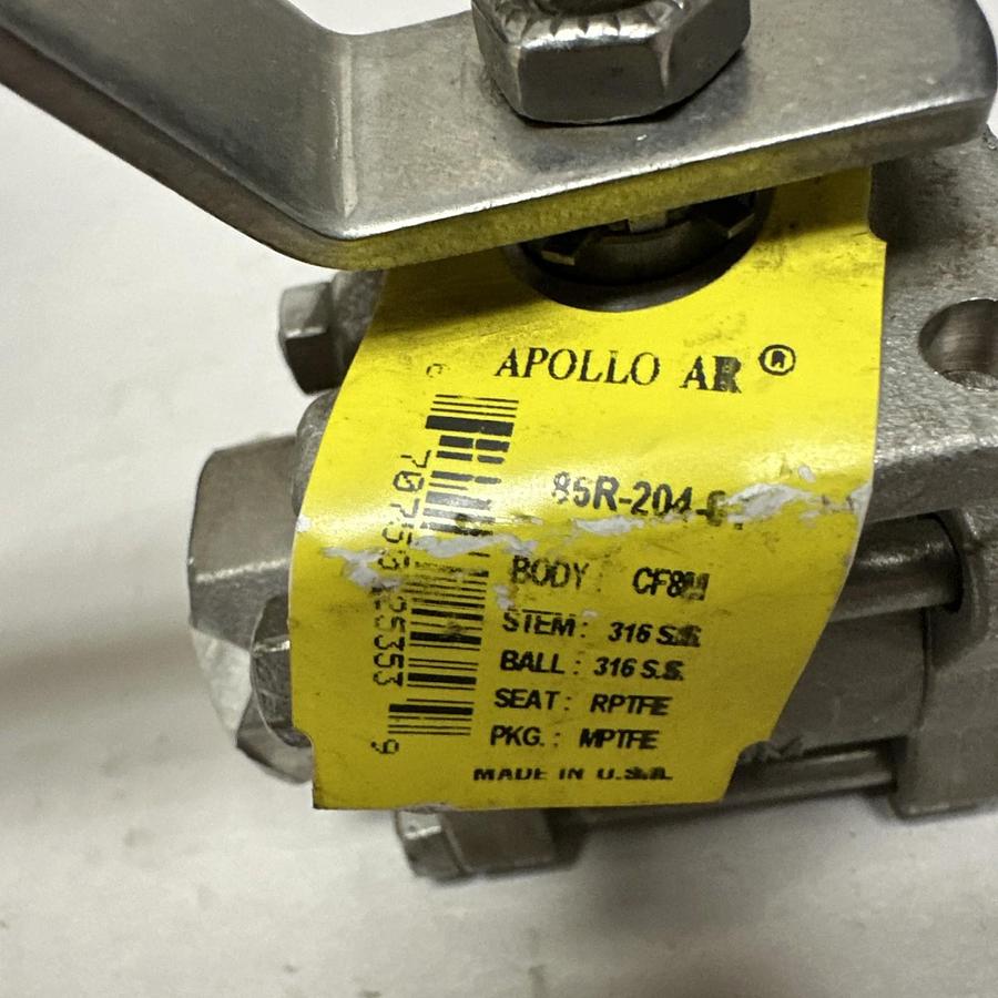 Used Apollo,86R-204-01,3/4" 1000 CWP Stainless Steel Valve
