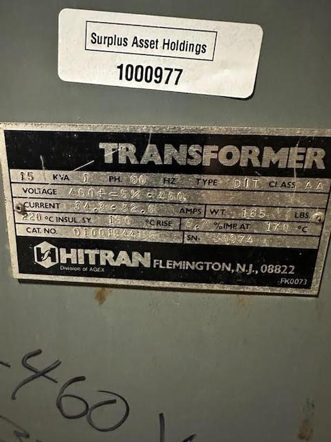 Used Hitran 15