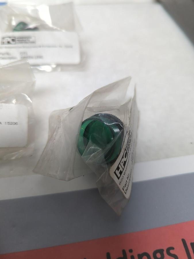 HOMEWOOD,OT3,GREEN LENSFOR STANDARD AND TX LIGHTS LOT OF 6 NOS