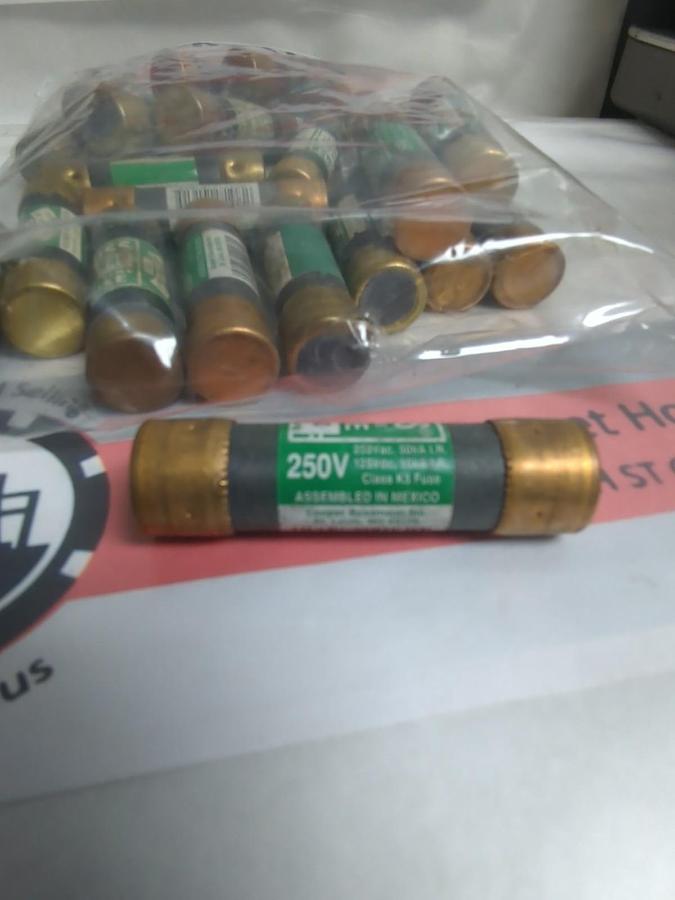 Used COOPER BUSSMANN,NON40,ONE TIME FUSE 40 AMP LOT OF 23 PRE-OWNED