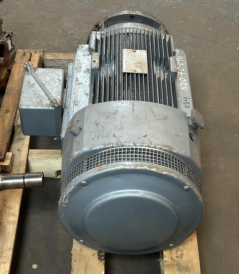 Used GE,5K254FP239E,VERTICAL MOTOR 15HP 230/460V 1750RPM 3PH L254HP10 FRAME