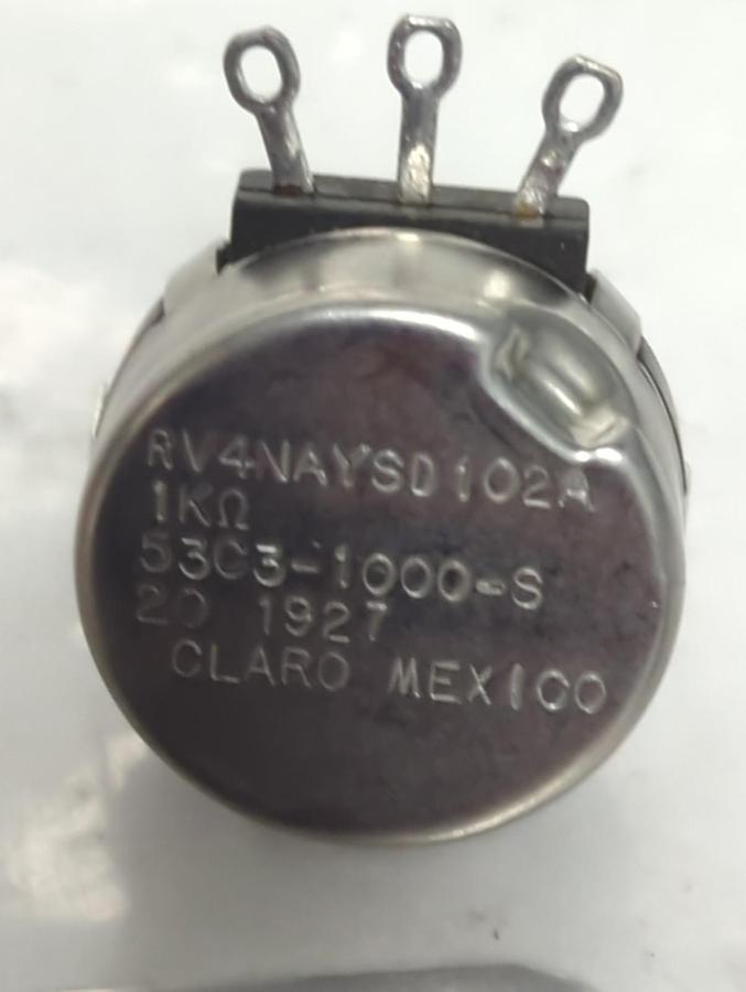 CLAROSTAT,RV4NAYSD102A,POTENTIOMETER SPK-1K DIAL PARTS ASSEMBLY NOS