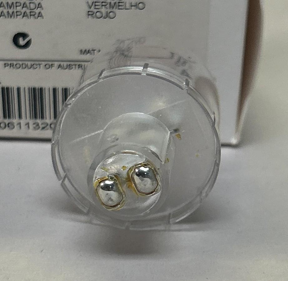 Used ALLEN BRADLEY,855E-LL24R,RED LED REPLACEMENT LAMP NEW
