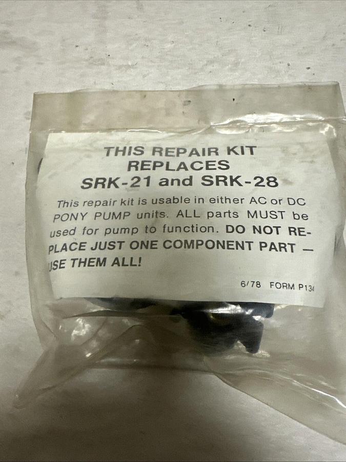 Used Viton,SRK-52-V-2,Repair Kit