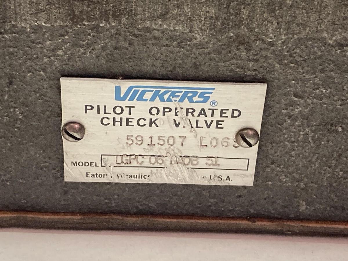 Vickers,DGPC-06-DADB-51,Pilot Operated Check Valve