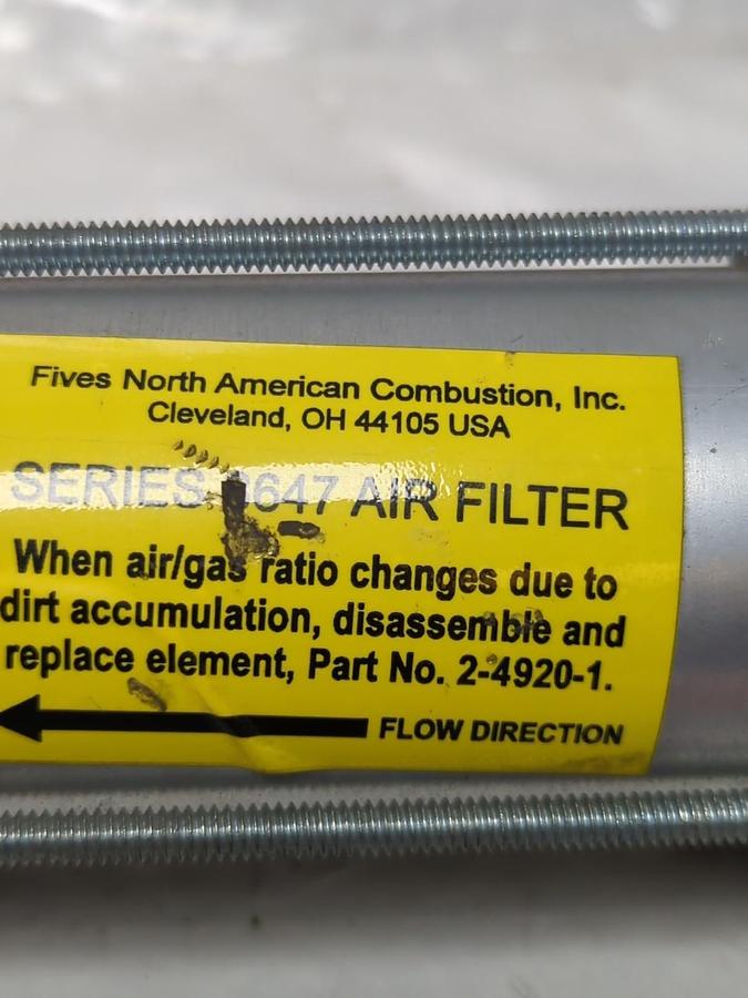Used FIVES NORTH AMERICAN,2-490-1,SERIES 8647 AIR FILTER PRE-OWNED