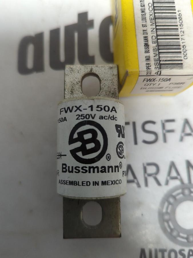 COOPER BUSSMANN,FWX-150A,SEMICONDUCTOR 150 AMP FUSE NOS