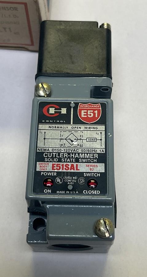 CUTLER-HAMMER,E51ALT1,TOP SENSING PROXIMITY SENSOR NOS