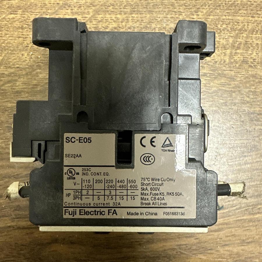 Used Fuji Electric,SC-EO5,Magnetic Contactor