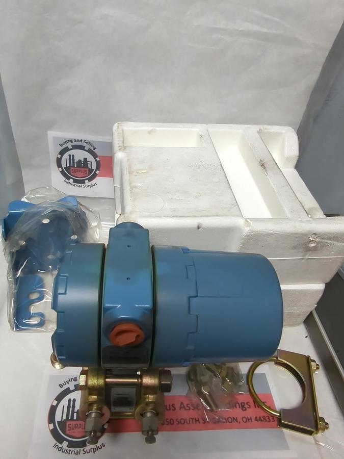 ROSEMOUNT,1151DP3S12B1M1,PRESSURE TRANSMITTER 2000PSI 4-20MA 0 TO 10 IN H20 NOS