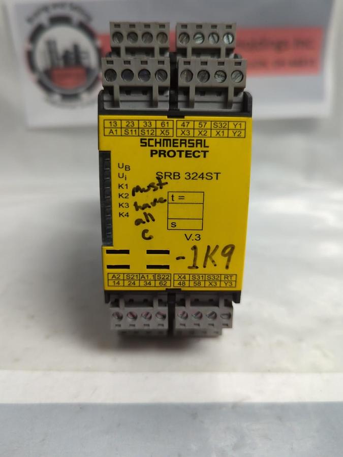 Used SCHIMERSAL,SRB 324ST,SAFETY RELAY PRE-OWNED