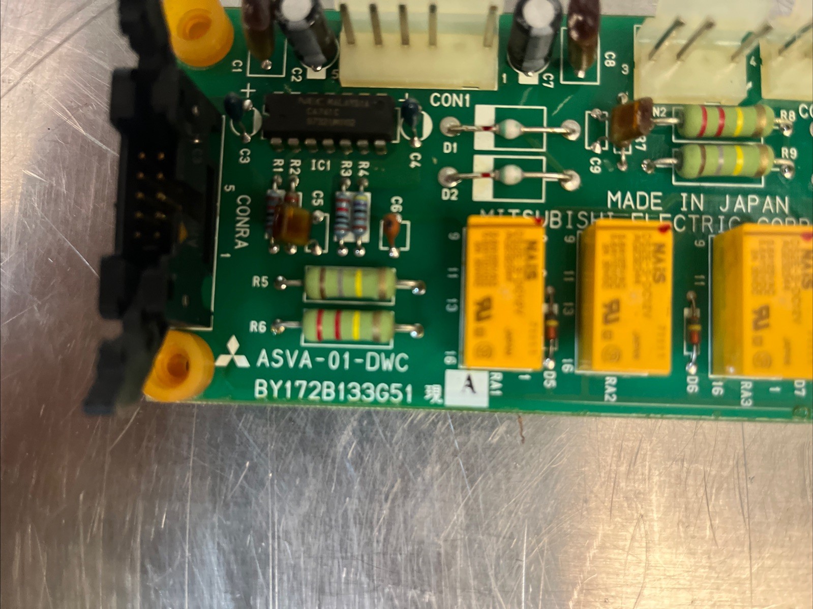 Used MITSUBISHI,BY172B133G51, SER A CIRCUIT BOARD