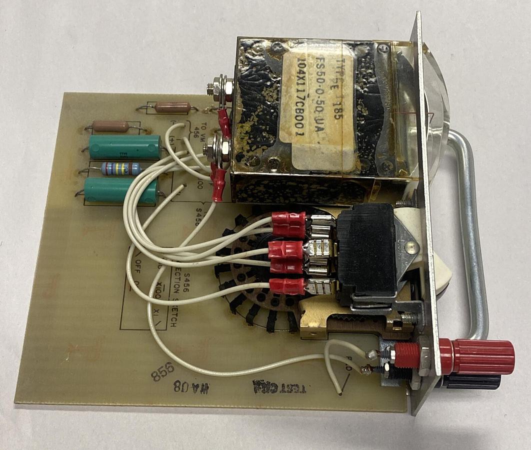 Used GENERAL ELECTRIC,193X-713AAG01,VOLTAGE METER PC BOARD