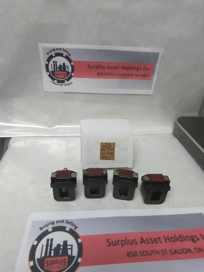 Used ALLEN-BRADLEY,0A86P,COIL 120V 60HZ 110V 50HZ LOT OF 4 PRE-OWNED