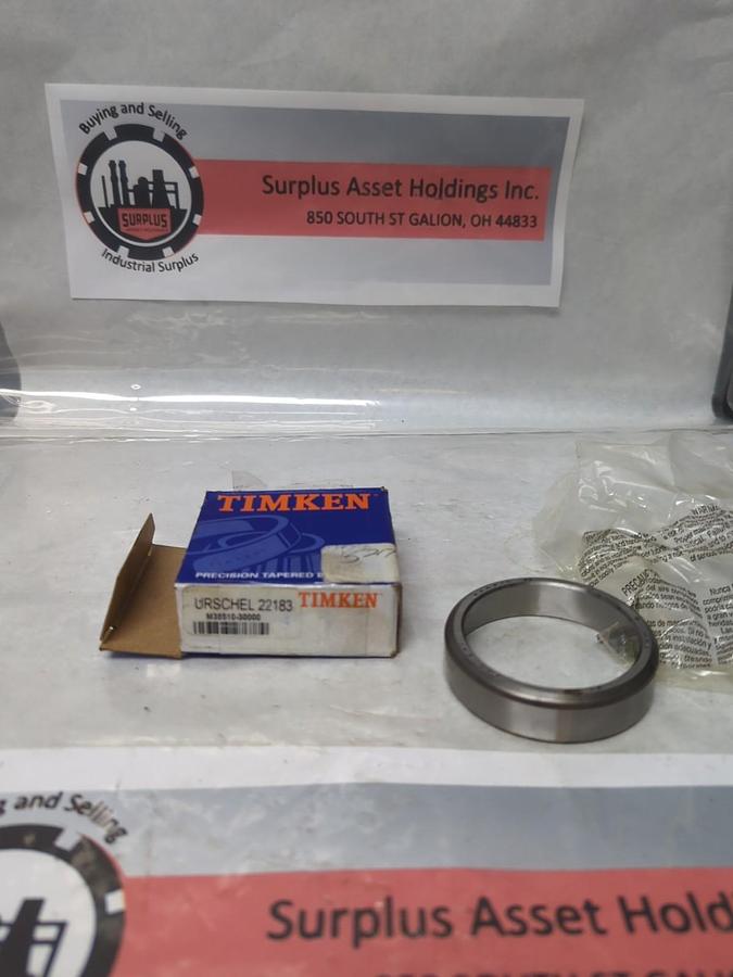 TIMKEN,M38510-3000,PRECISION ROLLER BEARING CUP URSCHEL 22183 NOS
