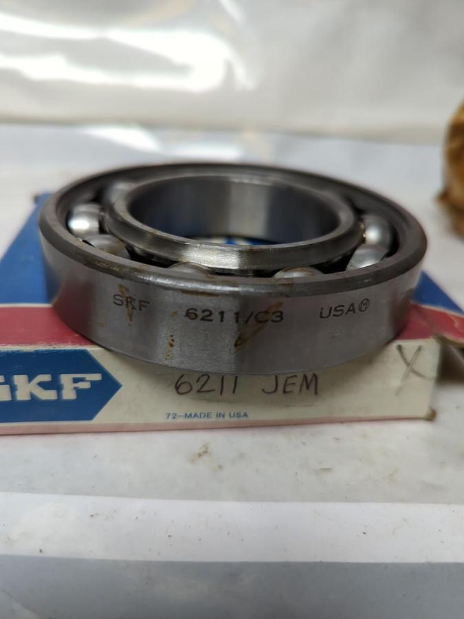 SKF,6211 JEM,DEEP GROOVE BALL BEARING NOS