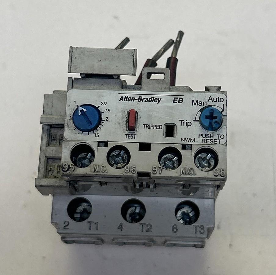 Used ALLEN BRADLEY,193-EB1DB,OVERLOAD RELAY