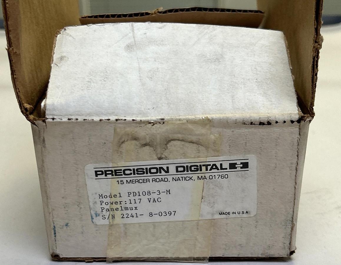 Used PRECISION DIGITAL,PD108-3-M,8 CHANNEL MANUAL CONTROL UNIT NEW