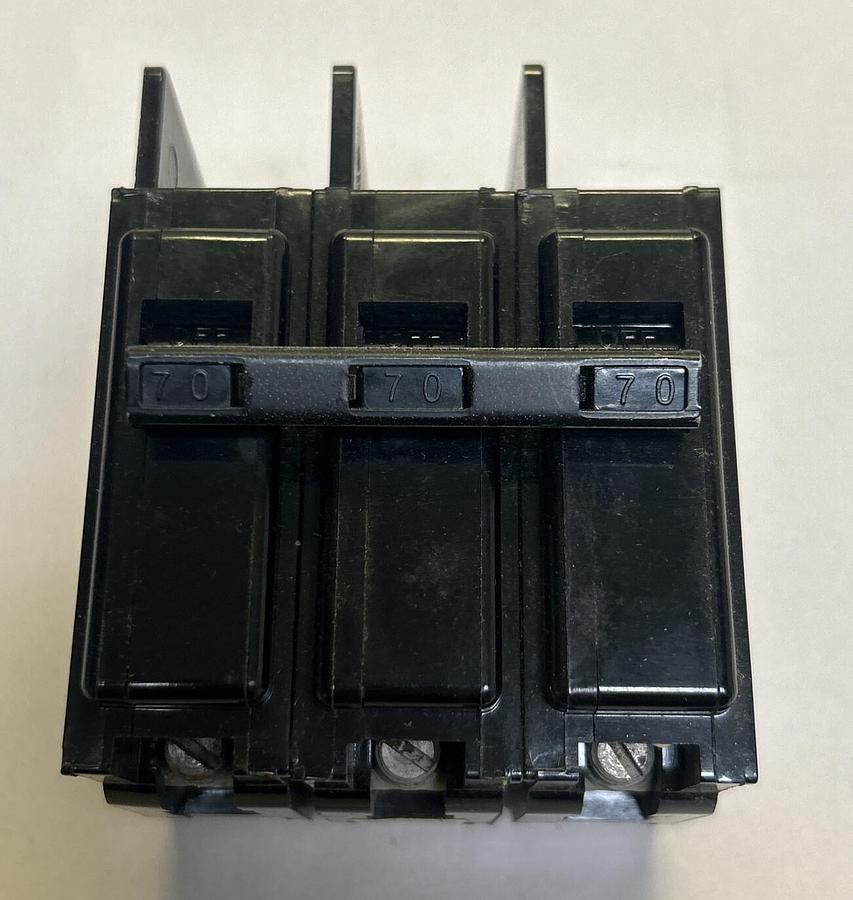 Used SIEMENS ITE,BQ3-B070,CIRCUIT BREAKER 70A 240V 3P