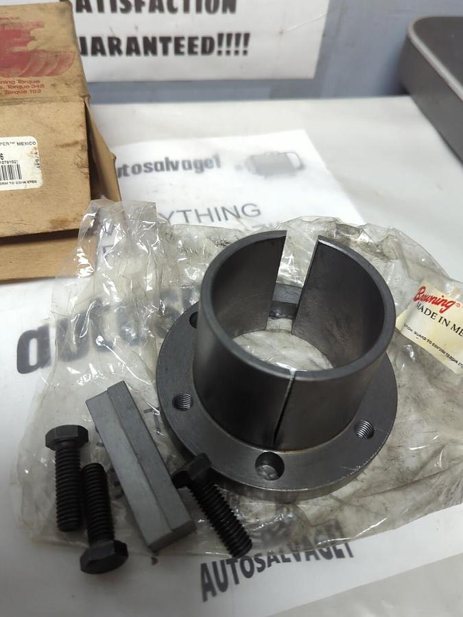 BROWNING,Q1 2-7/16,SPLIT TAPER LOCK BUSHING WITH KEY AND HARDWARE NOS