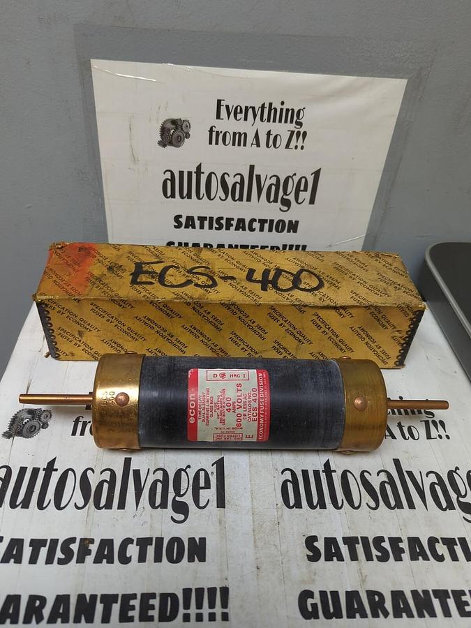 ECON,ECS-400,TIME-DELAY 400 AMP FUSE NOS