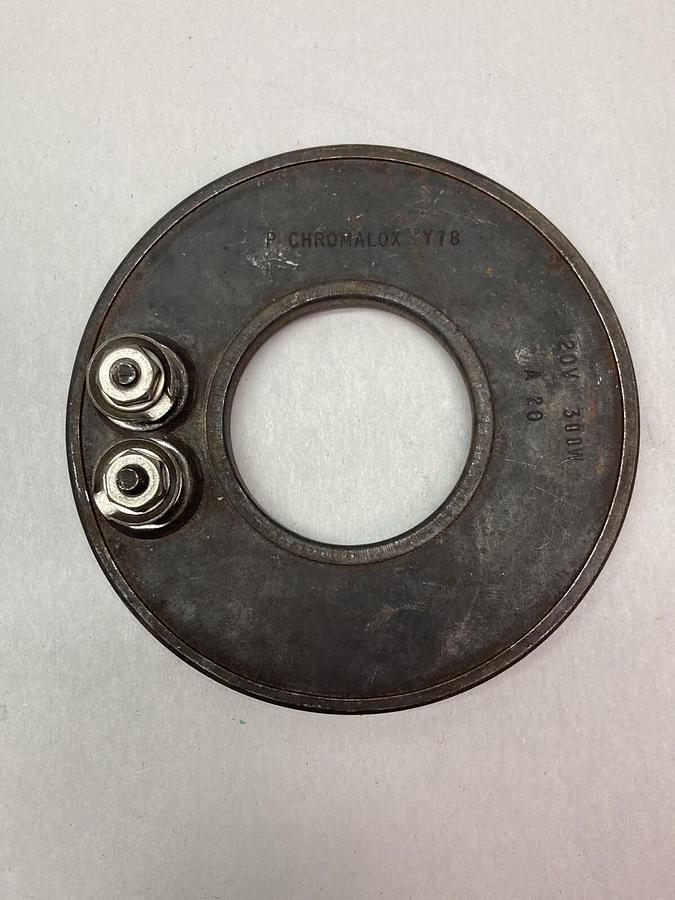 Used Chromalox,241-054261-005,Heater Element Ring ​A-20 120V 300W