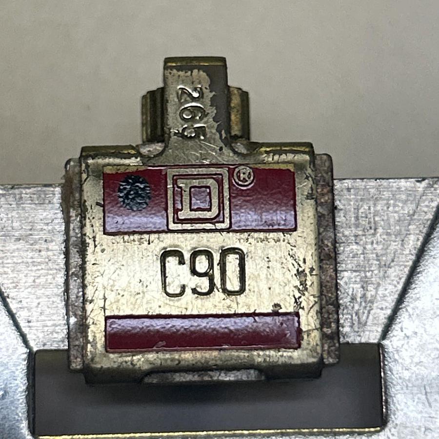 Used SQUARE D,C90,THERMAL OVERLOAD HEATER ELEMENT LOT OF 2