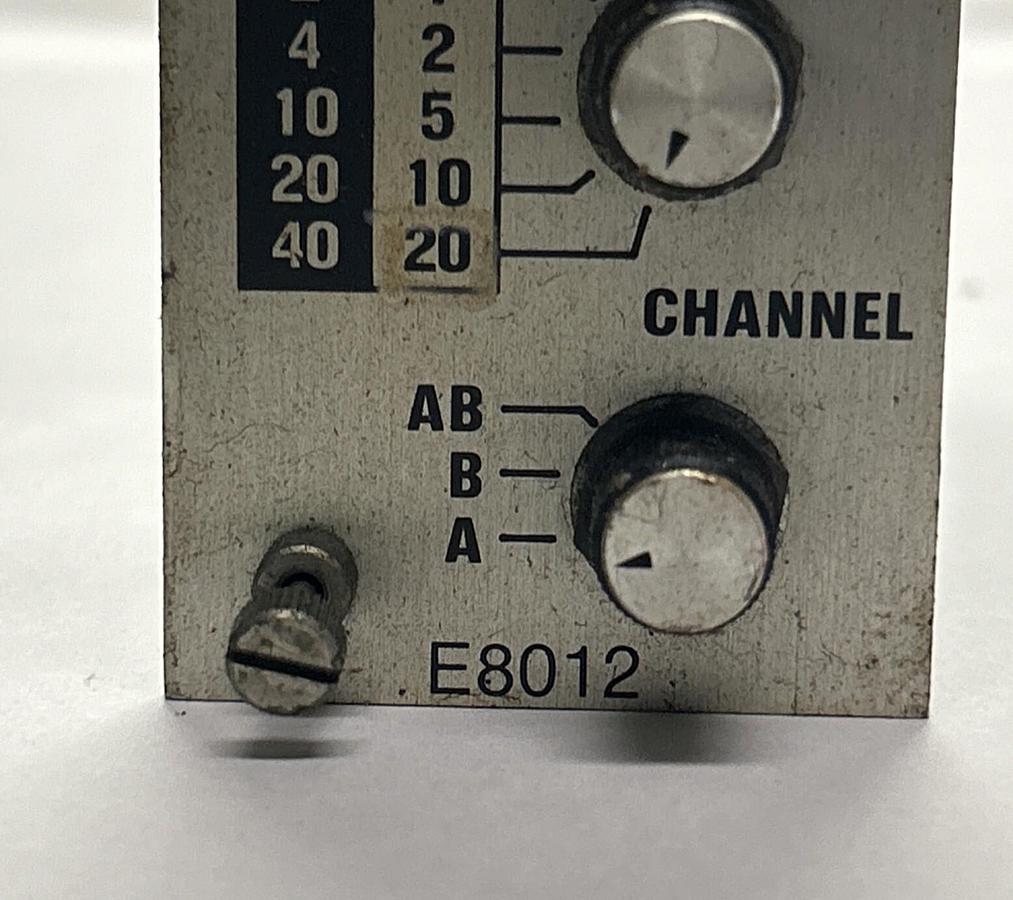 Used EDMUNDS GAGES,E8012,DUAL INPUT ELECTRONIC MODULE