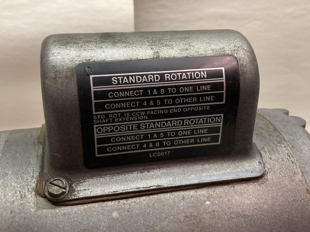 Used Baldor,34K73W312,Industrial Motor 0.08Hp 110/115V 1PH FR 48 1700RPM