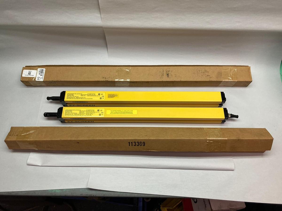 Banner Engineering,SLSCR14-450Q8/SLSCE14-450Q8,Light Curtain Receiver & Emitter