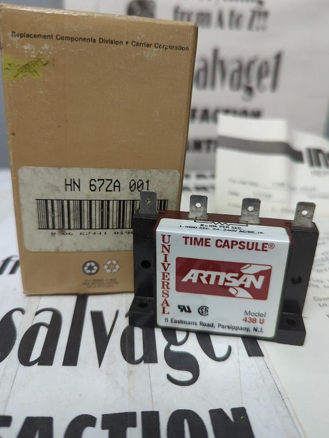 REPLACEMENT COMPONENTS DIVISION,HN 67ZA 001,ARTISAN TIME CAPSULE NOS