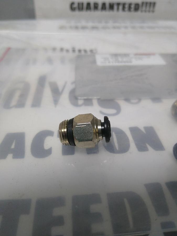 UNBRANDED,61760,MALE TUBE 4MM OD-1/8 UNI  NICKLE PLATED BRASS LOT OF 12 NOS