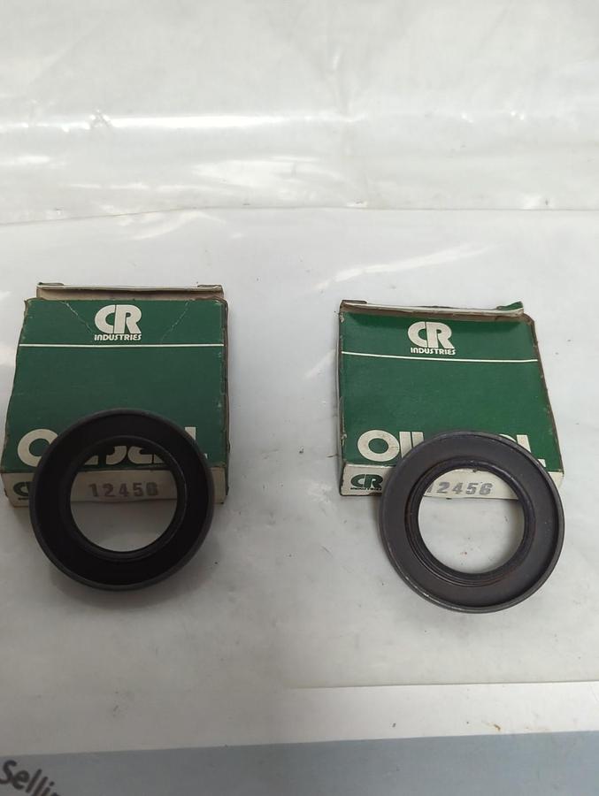 CHICAGO RAWHIDE,12456,OIL SEAL LOT OF 2 NOS