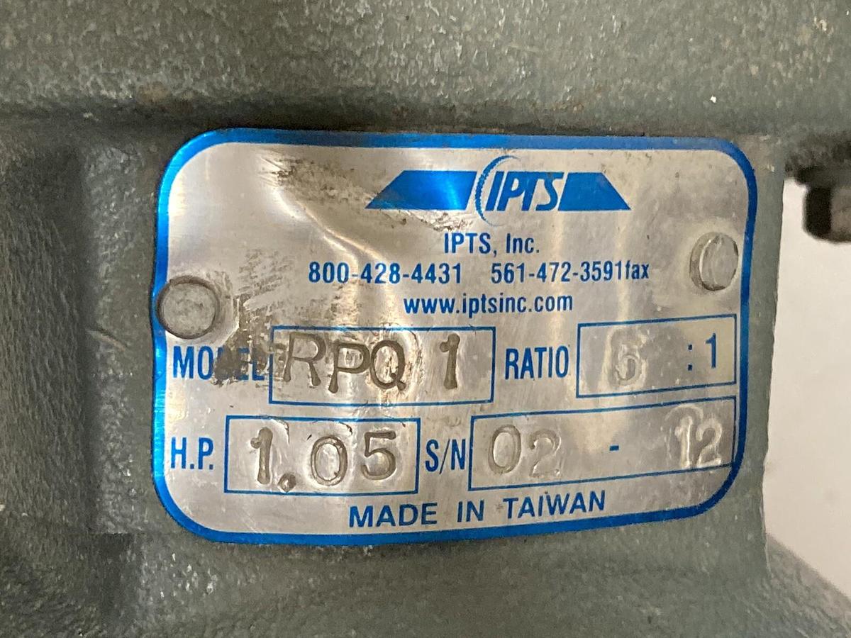 Used IPTS,Model RPQ1,3-Phase Mixer 0.33Hp Converted 110V by SMVector Lenxe AC Tech