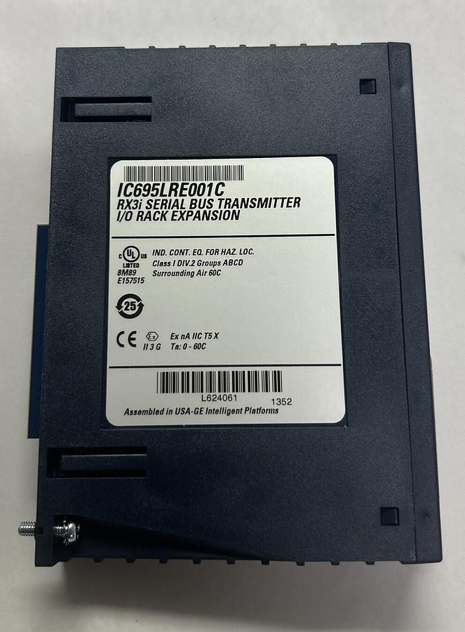 GE FANUC,IC695LRE001C RX3I,SERIAL BUS TRANSMITTER I/0 RACK EXPANSION MODULE NOS